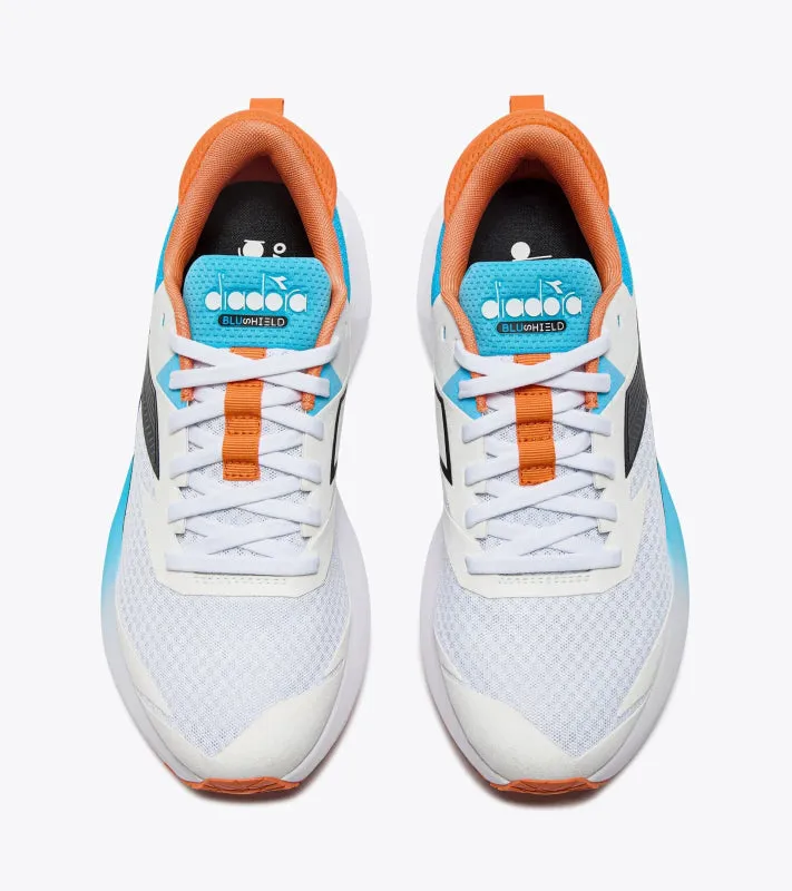Diadora Men's Mythos Blueshield Vigore 3 - White/Black/Aquarius