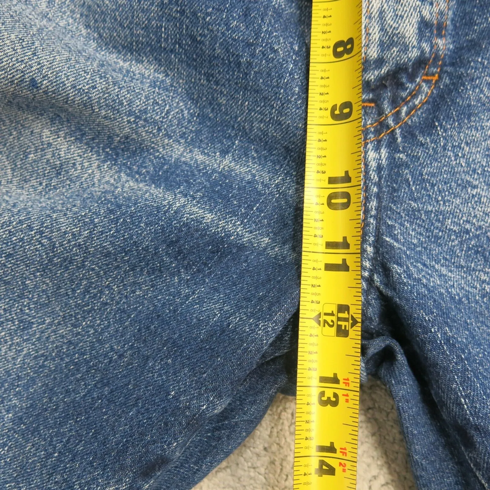 Dickies Jeans Mens 38X32 Blue 100% Cotton Stretch Mid Rise Straight Leg CA01095