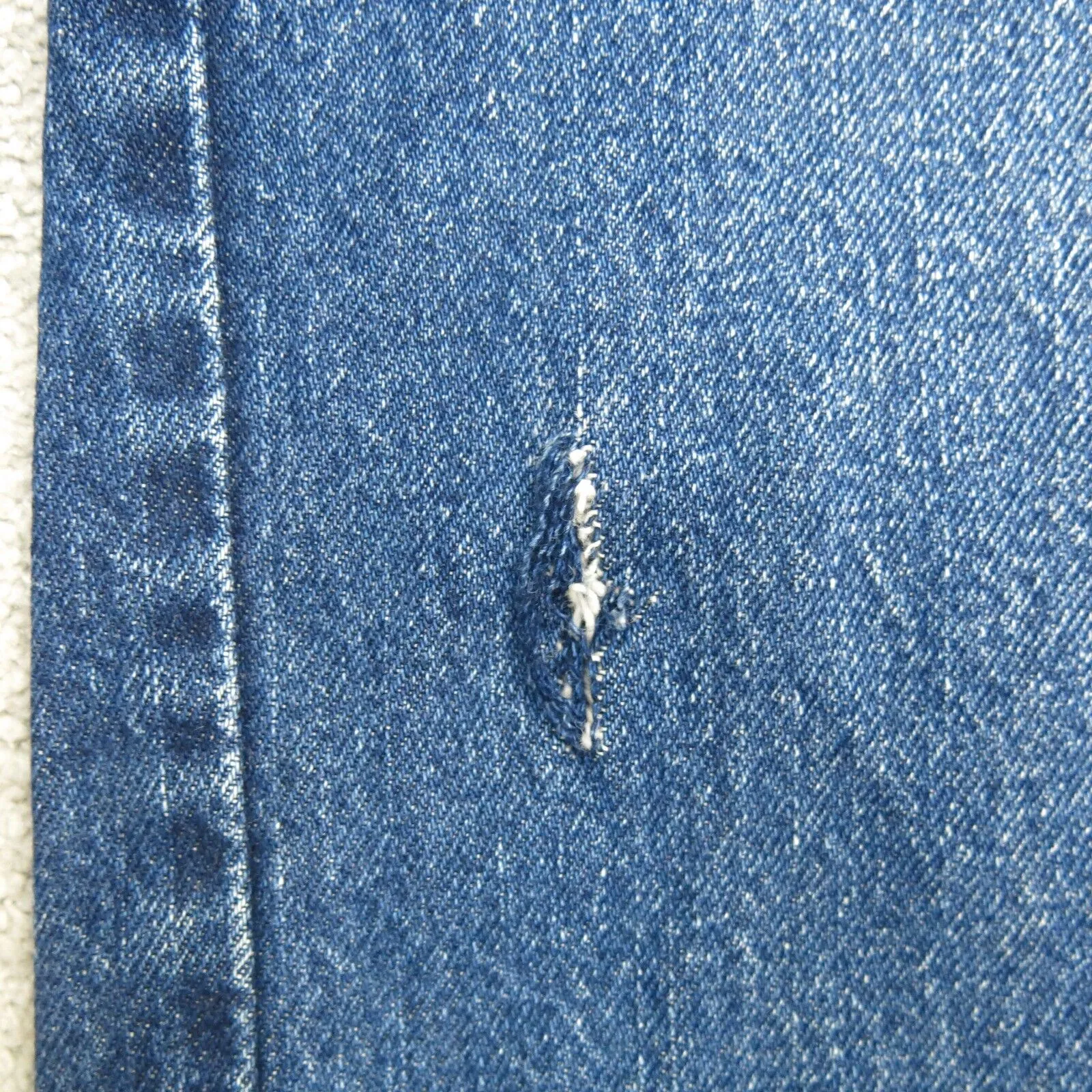 Dickies Jeans Mens 38X32 Blue 100% Cotton Stretch Mid Rise Straight Leg CA01095
