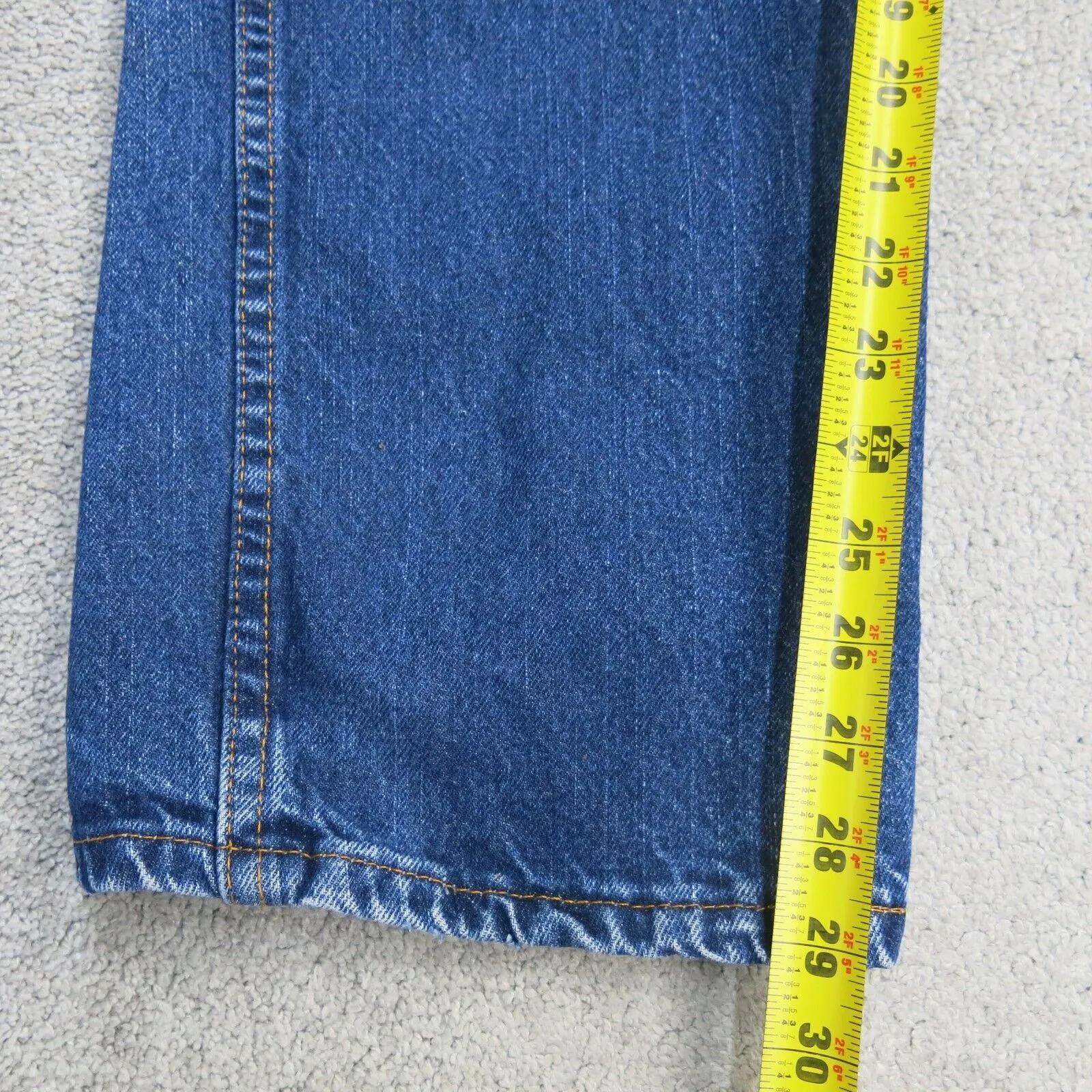 Dickies Jeans Mens 38X32 Blue 100% Cotton Stretch Mid Rise Straight Leg CA01095