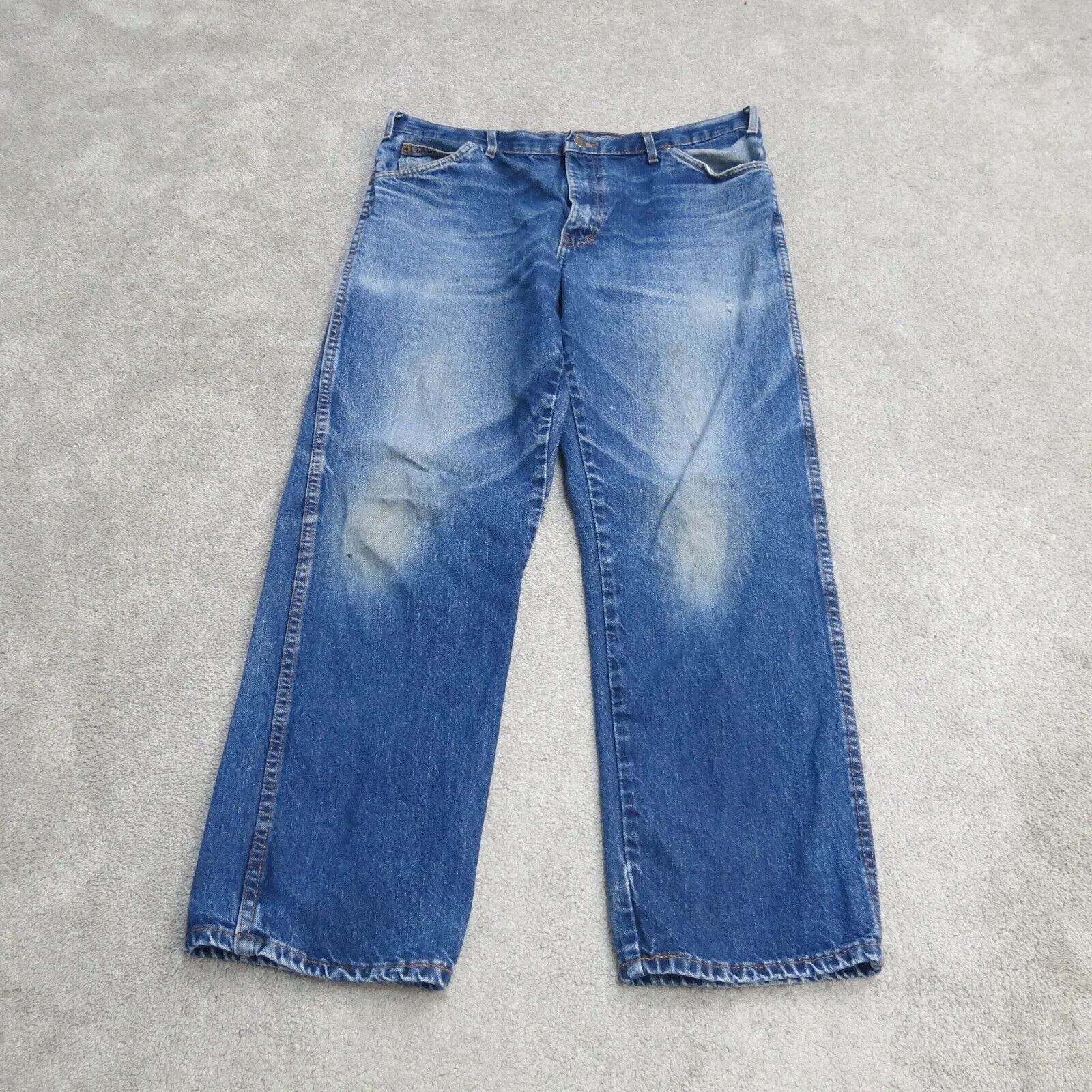 Dickies Jeans Mens 38X32 Blue 100% Cotton Stretch Mid Rise Straight Leg CA01095