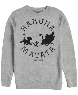 Disney Men's Costume "The Lion King Hakuna Matata Pride Camp" Fifth Sun fleece, multi