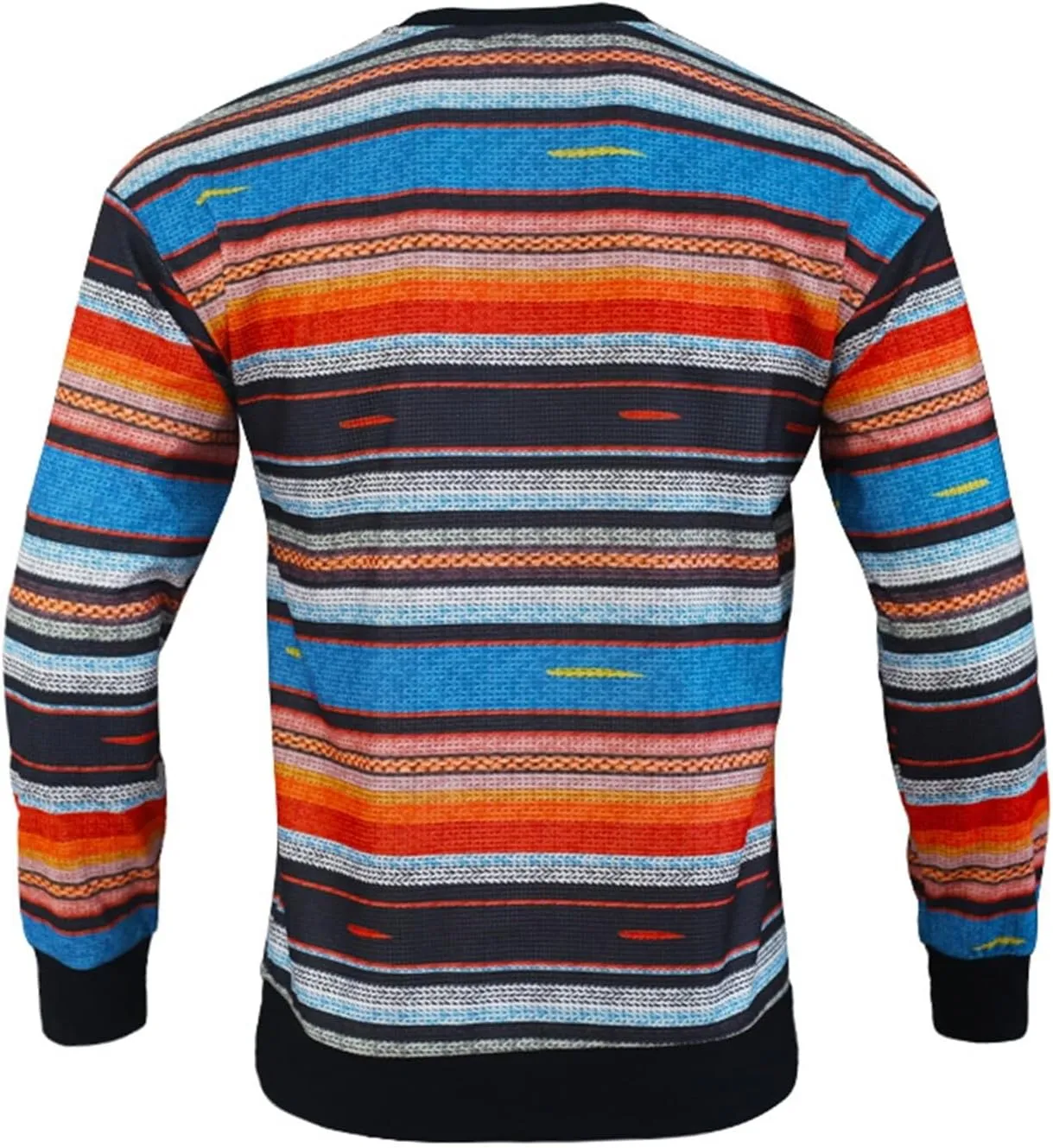 Dress Sweater For Men Fashion Casual Personality Christmas Printed Couple Sweater Pullover Sweater Top Blue Sweater