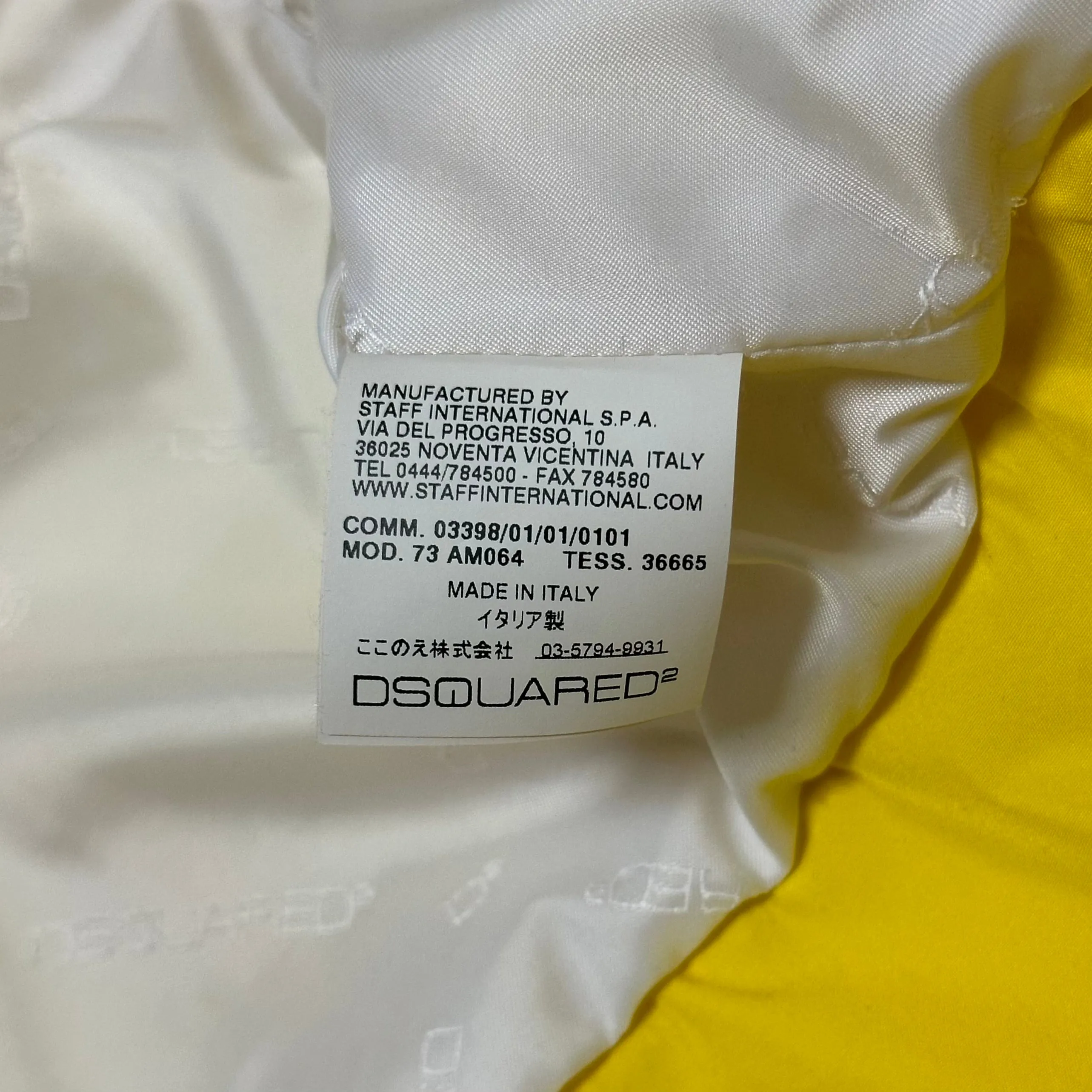 DSQUARED2 Zip Detail Cropped Jacket