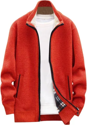 Dudubaby Ugly Sweater Menautumn and Winter Fashion Loose Cardigan Warm Lapel Hooded Jacket Sweater Plus Size Sweaters