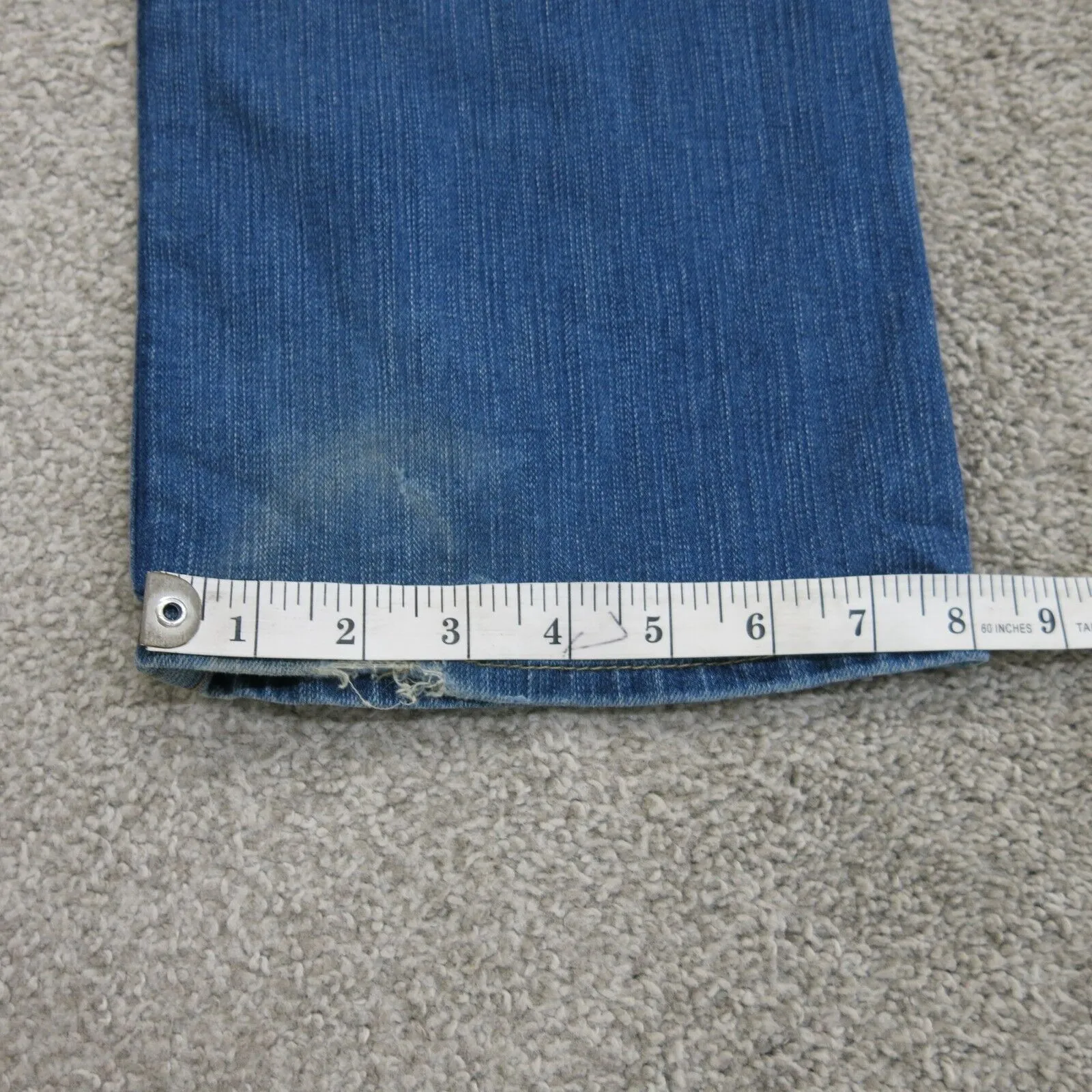 Duluth Trading Jeans Womens Blue 32 Denim Stretch Straight Leg Low Rise Outdoor