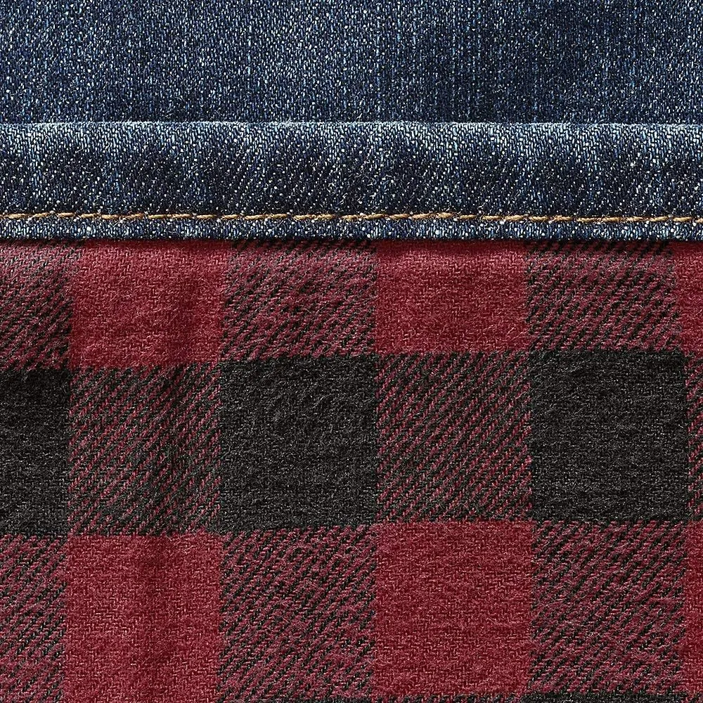 Eddie Bauer Men's Flannel-Lined Flex Jeans - Straight Fit