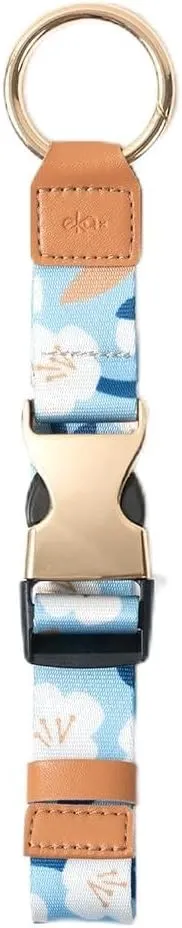 EKAX Travel Carry Strap with Ring Hooks and Buckle, Jacket Gripper for Travel, Add a Bag Luggage Strap, Adjustable Bag Grip Holder, Travel Carry Clip for Carry-on Bag, Backpack, Hat (Kapok)