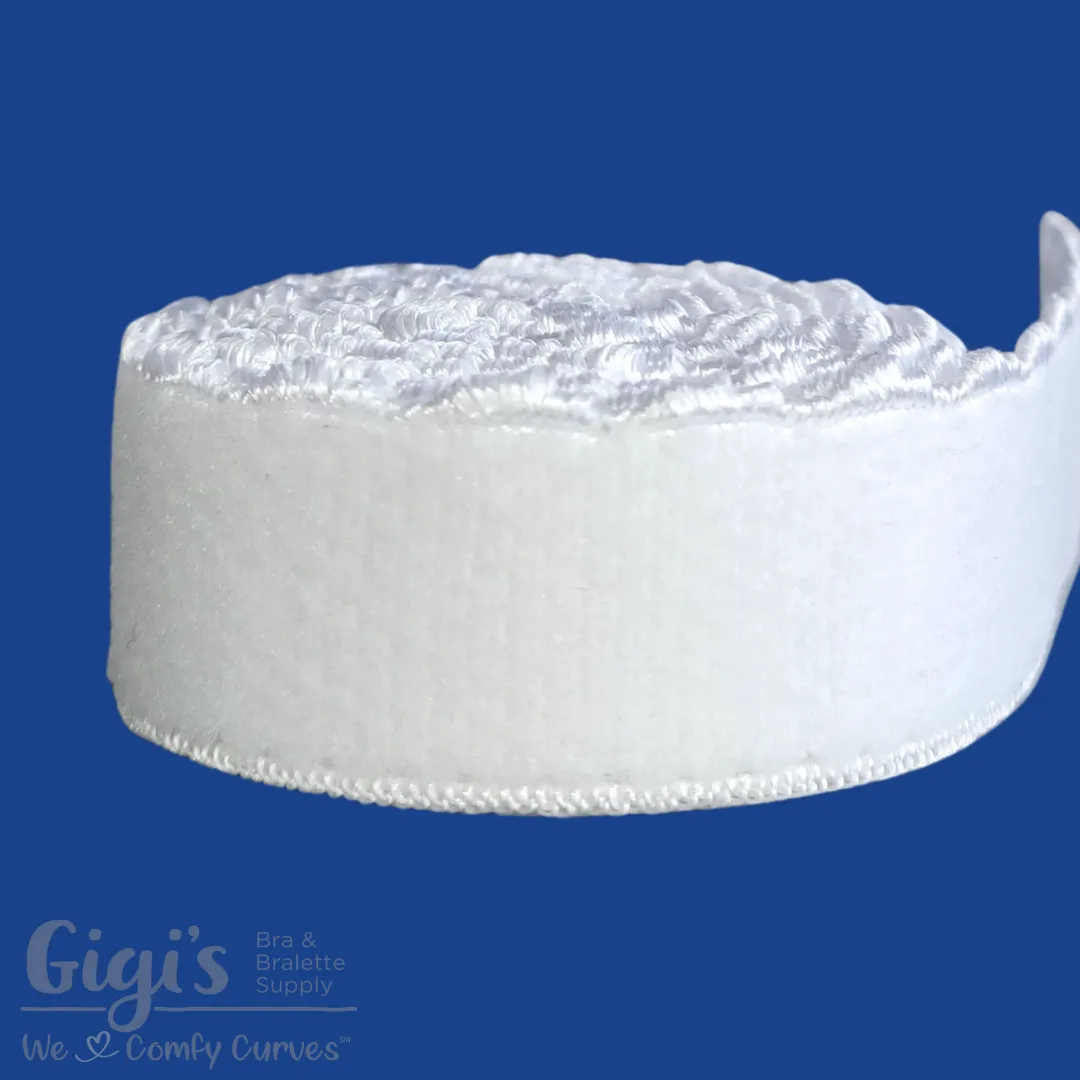 Elastic, Back Band Elastic, Scalloped Edge Plush, per 1 Yard