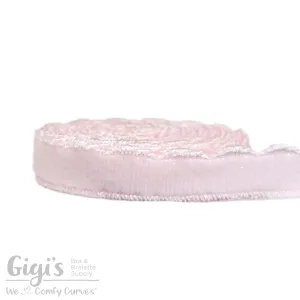 Elastic, Back Band Elastic, Scalloped Edge Plush, per 1 Yard