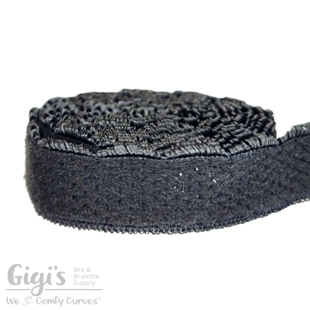 Elastic, Back Band Elastic, Scalloped Edge Plush, per 1 Yard