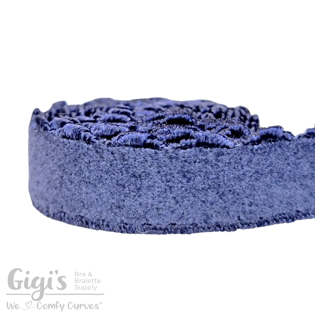 Elastic, Back Band Elastic, Scalloped Edge Plush, per 1 Yard