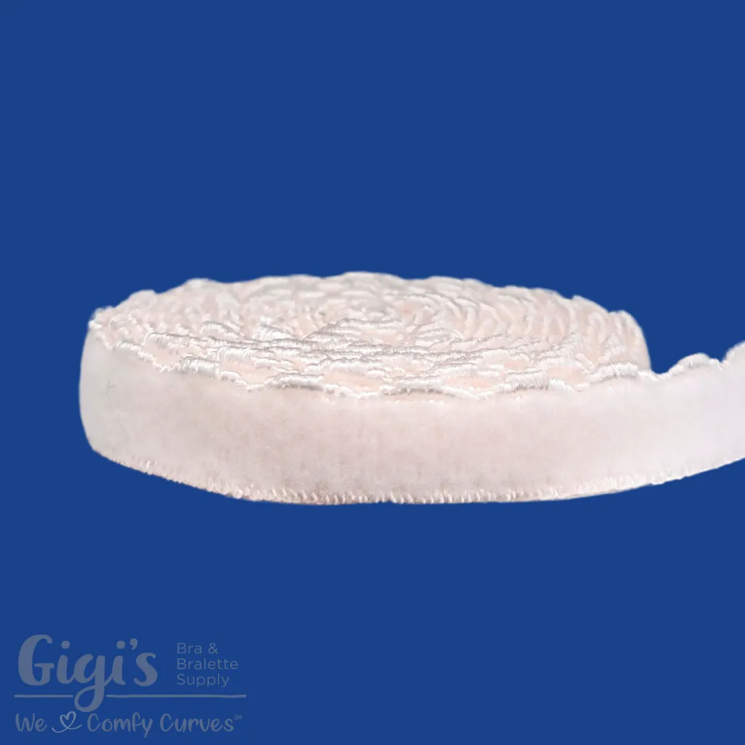 Elastic, Back Band Elastic, Scalloped Edge Plush, per 1 Yard