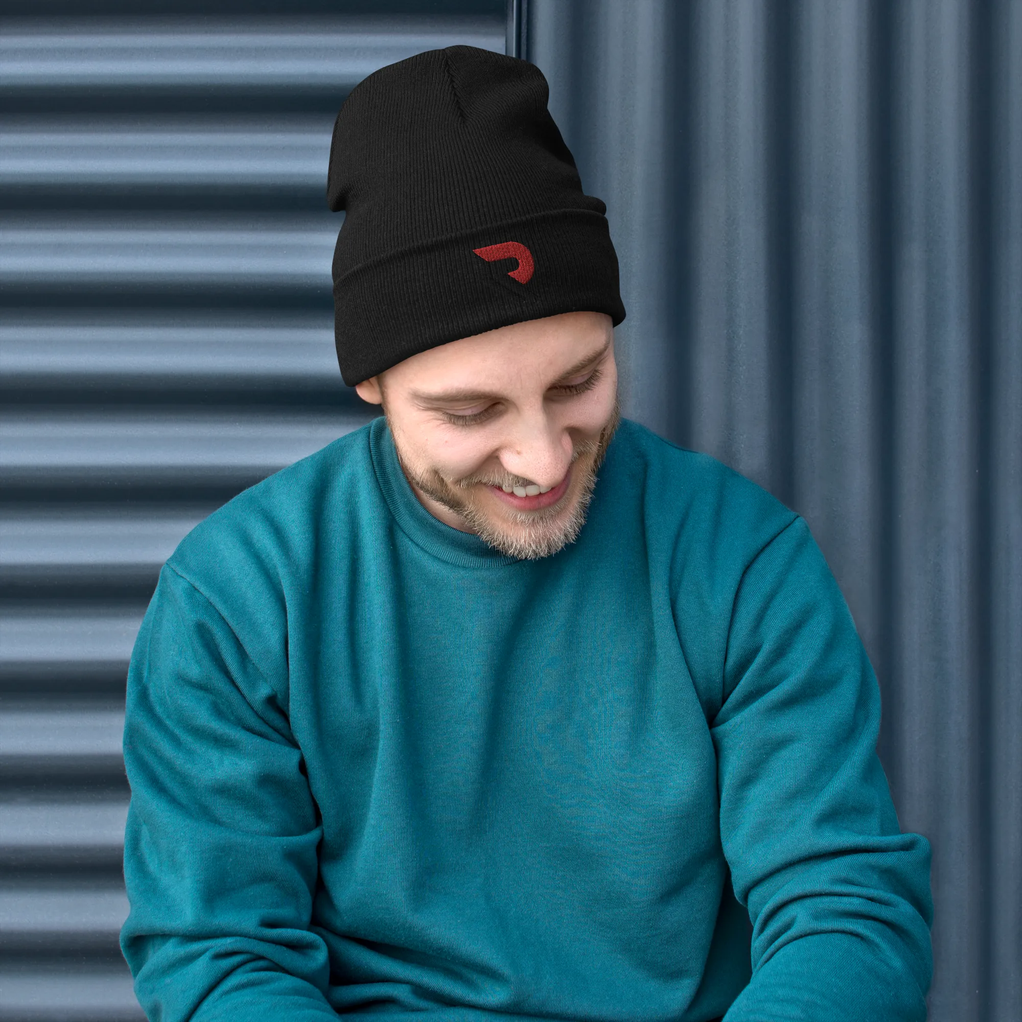 Embroidered Beanie with Repton Embroidery Logo