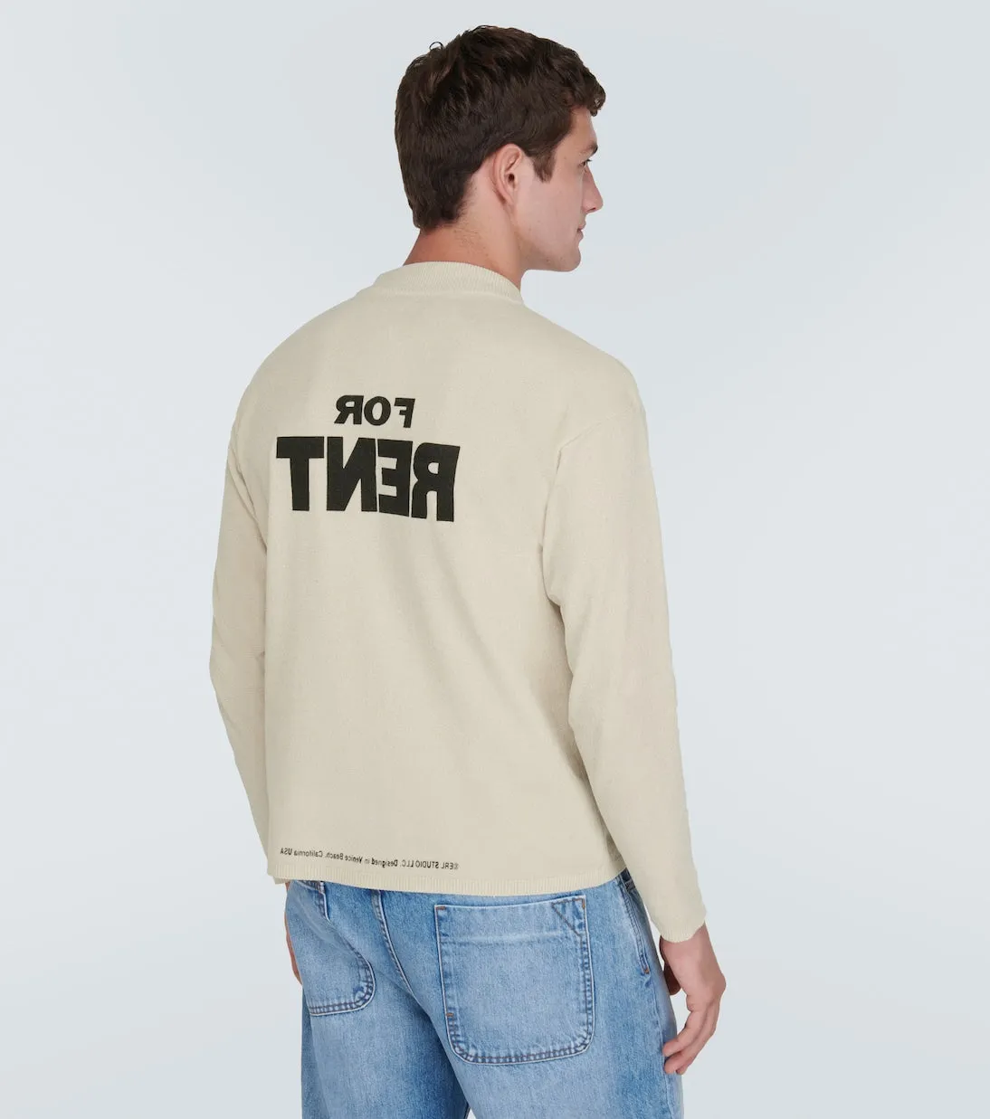Erl sweater for rent, white
