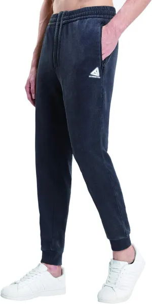 Extreme Pop Mens Joggers Bottoms Denim Terry Casual Sweatpants Cuffed Hem XS-XXL UK Brand
