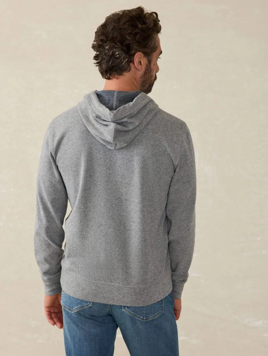 Faherty Legend Surf Stripe Sweater Hoodie