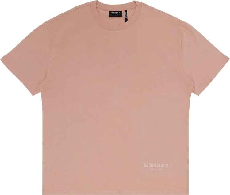 Fear of God Essentials 3M Logo Boxy T-Shirt 'Blush', Pink