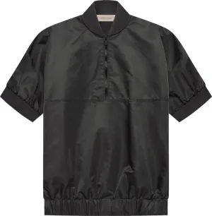 Fear of God Essentials Half Zip Pullover 'Iron', black