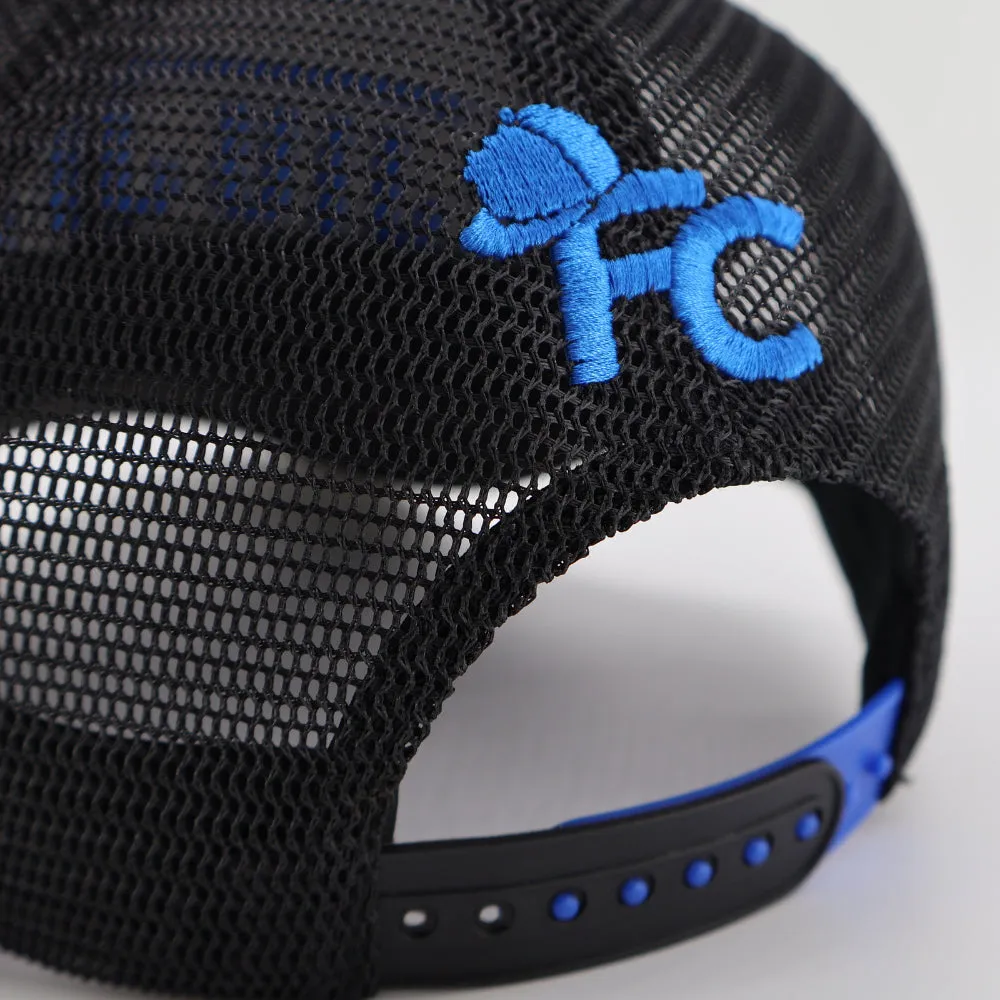 FightCaps BJJ Ranked Trucker Cap - Blue