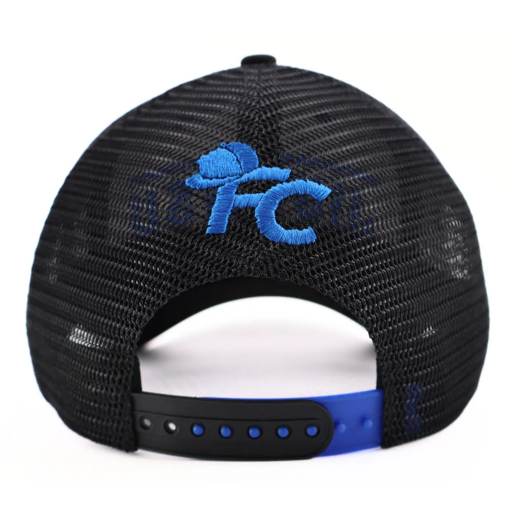 FightCaps BJJ Ranked Trucker Cap - Blue