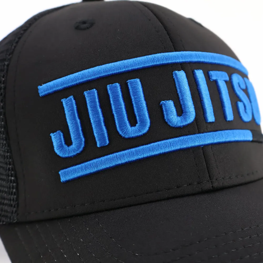 FightCaps BJJ Ranked Trucker Cap - Blue