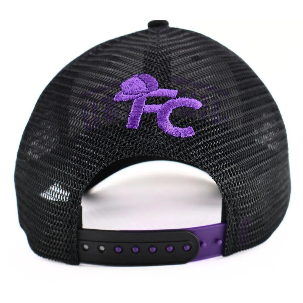 FightCaps BJJ Ranked Trucker Cap - Purple