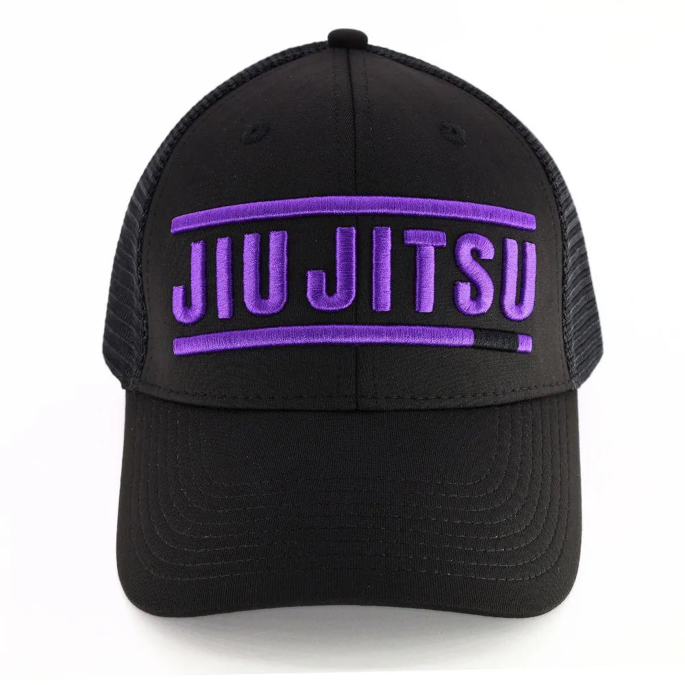 FightCaps BJJ Ranked Trucker Cap - Purple