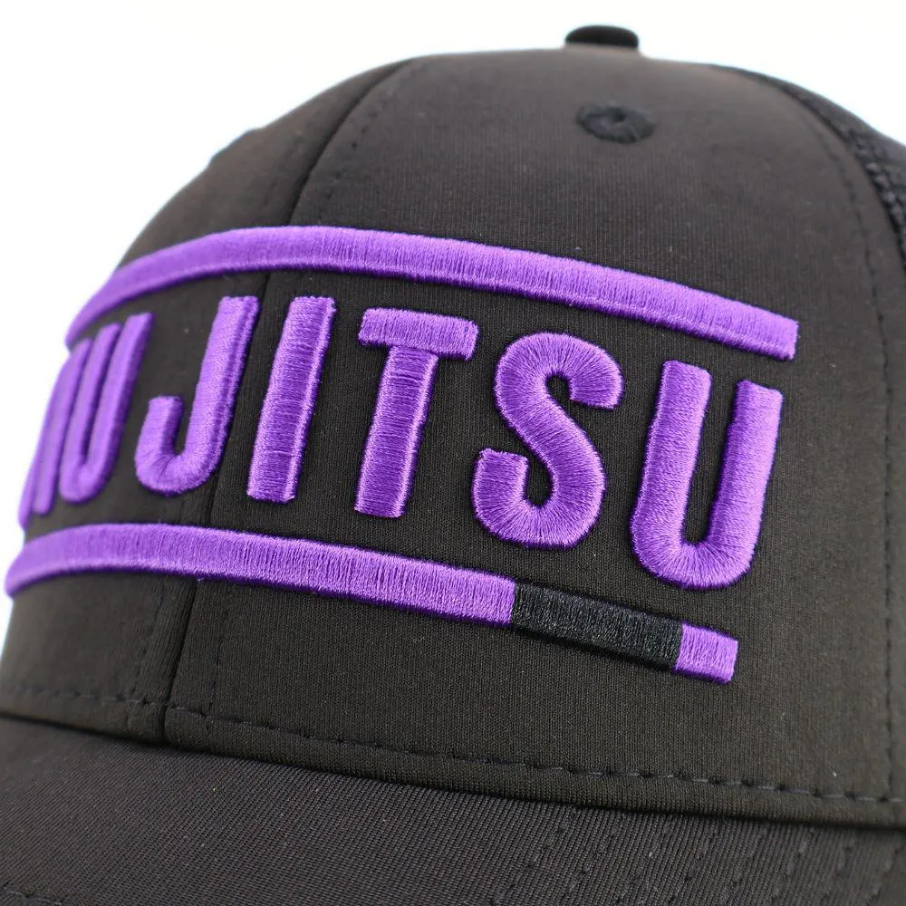 FightCaps BJJ Ranked Trucker Cap - Purple