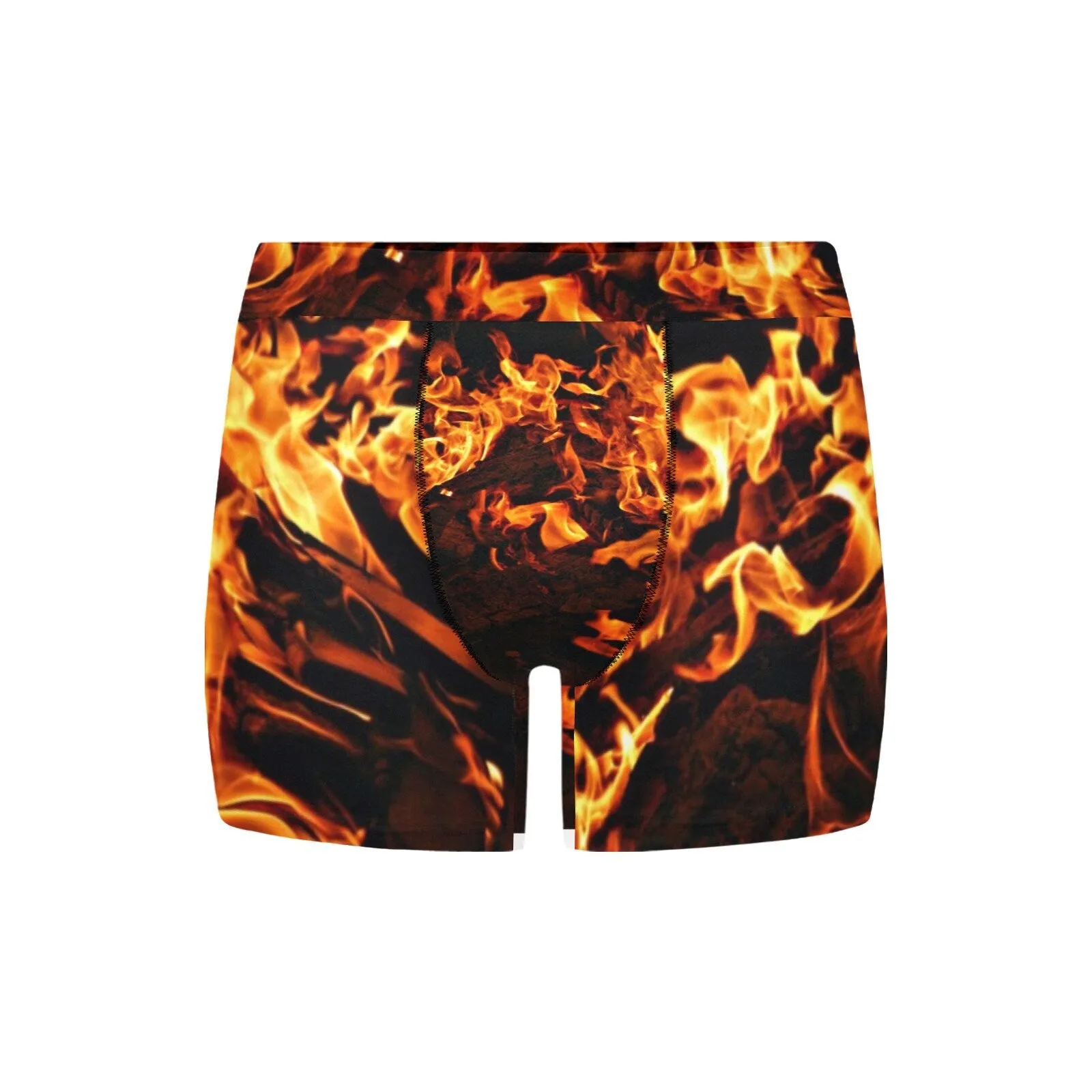 Fire Flames Men&#39;s Boxer Briefs,XS-5XL,Gift for Him/Christmas/Birthday/Engagement/Anniversary/Funny Gifts/Halloween/Thanksgiving/Graduation