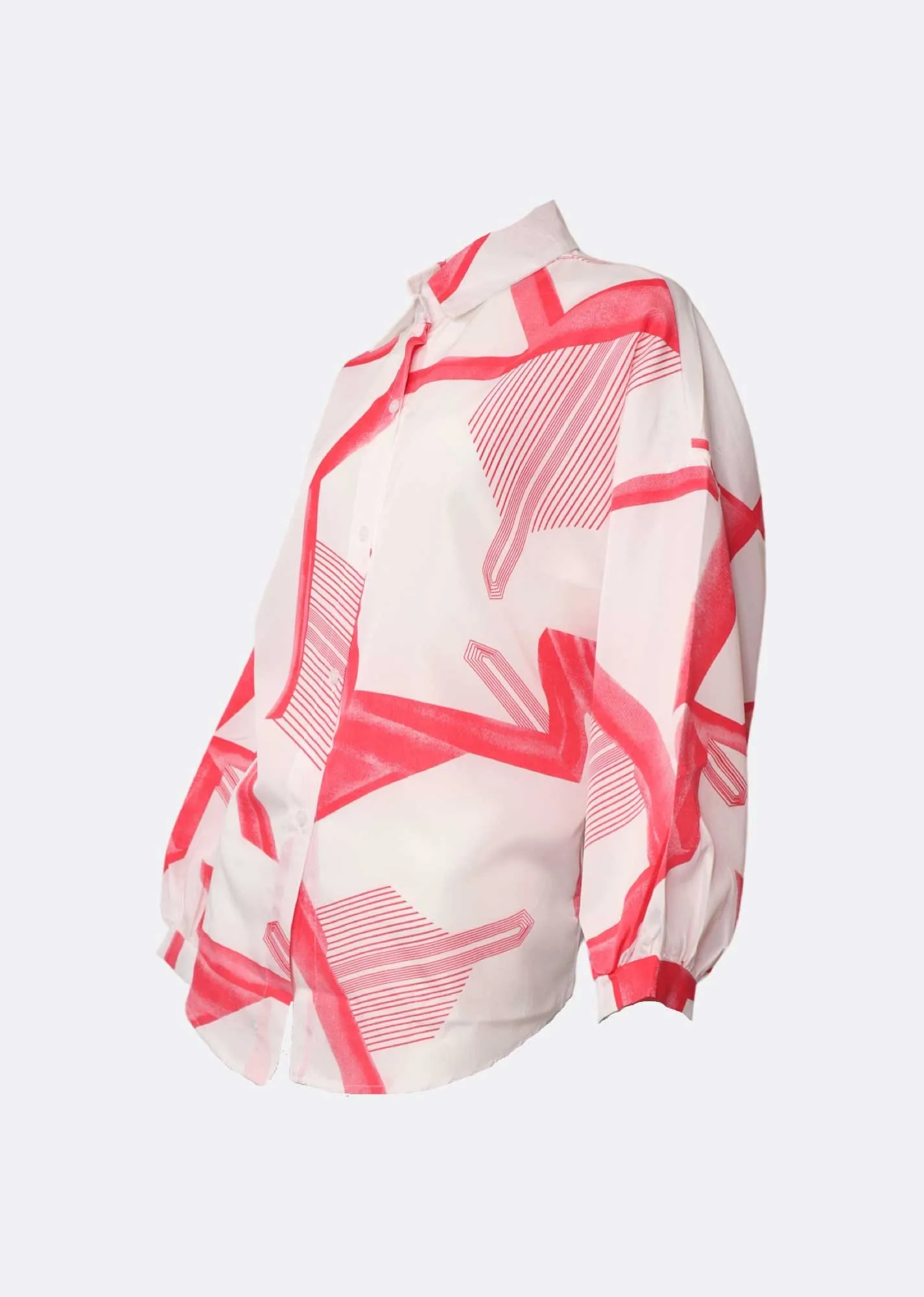 Flare of Art Parallel Shirt Blouse