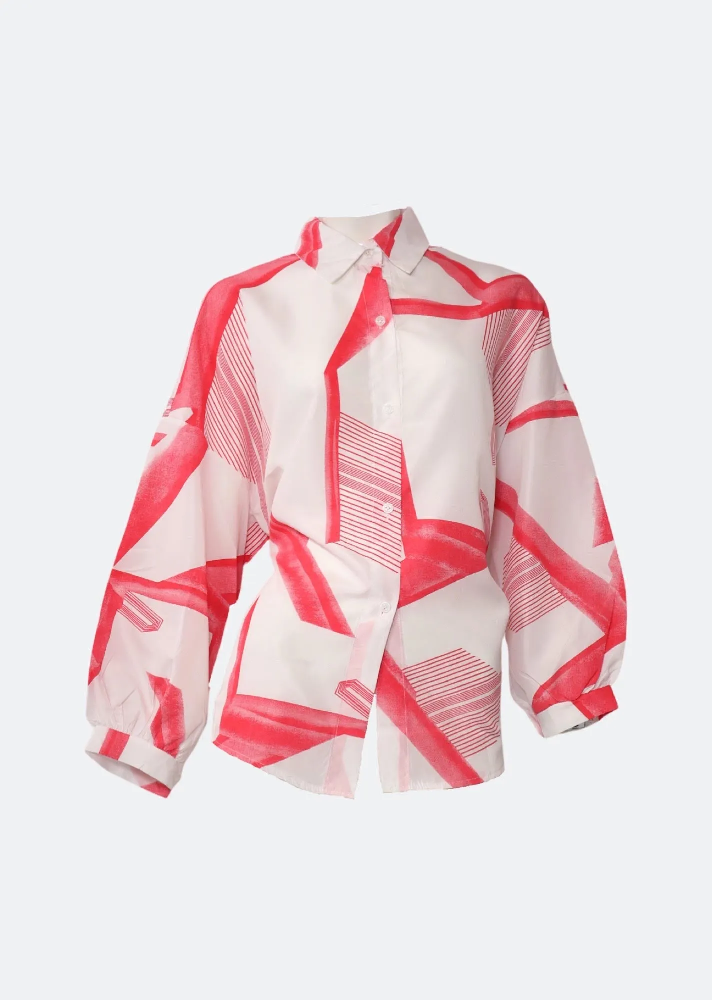 Flare of Art Parallel Shirt Blouse