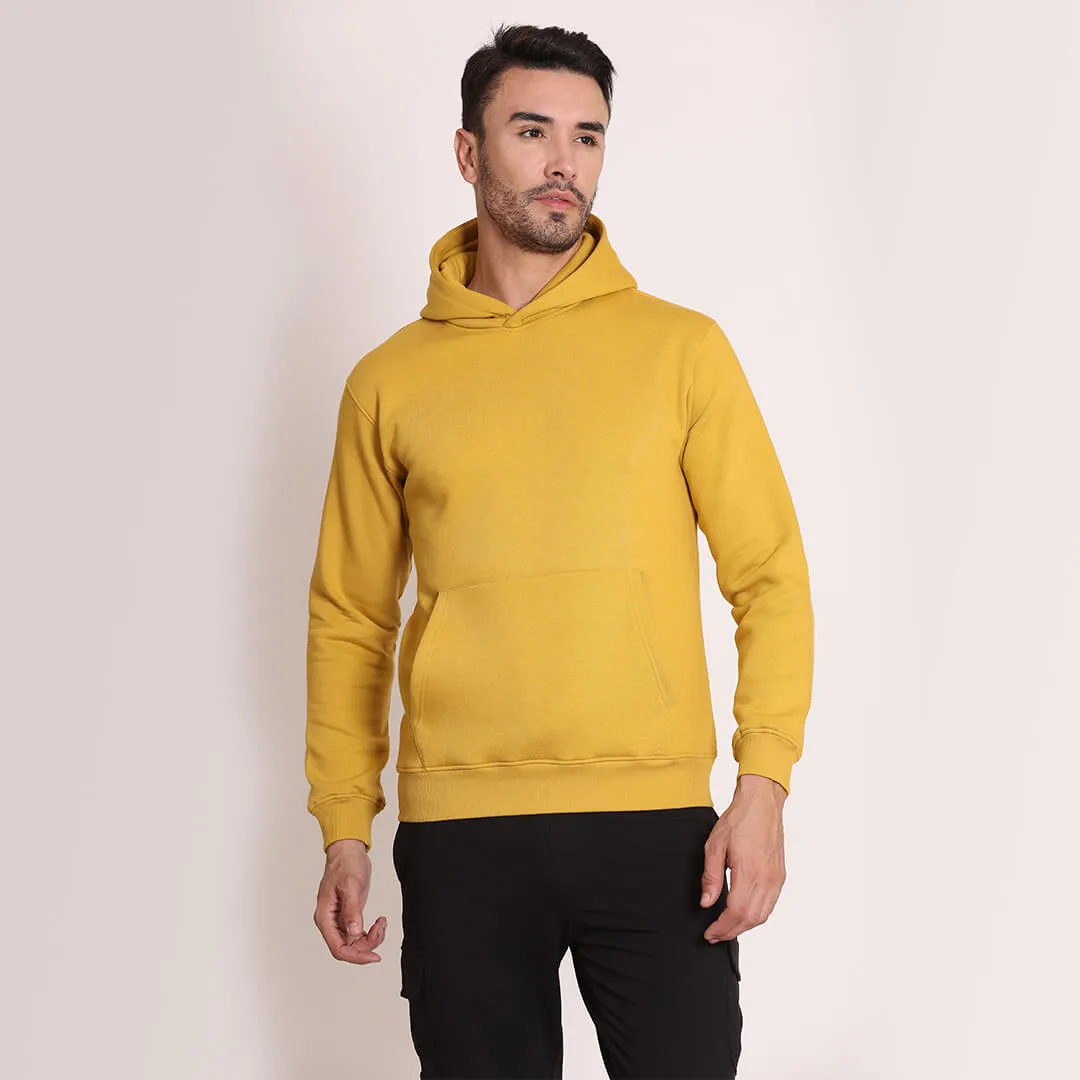 Fleece Hoodie-Break Yellow