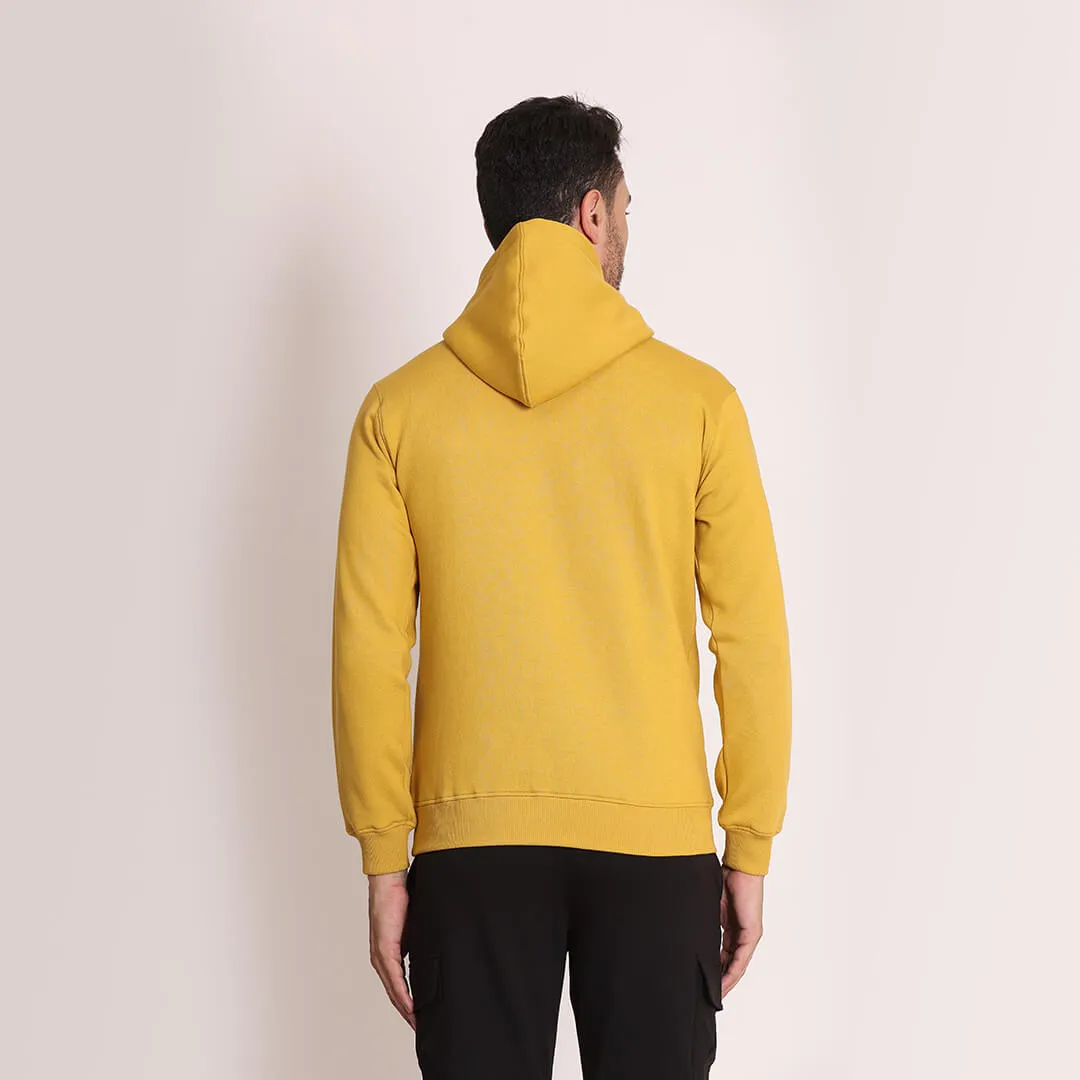 Fleece Hoodie-Break Yellow