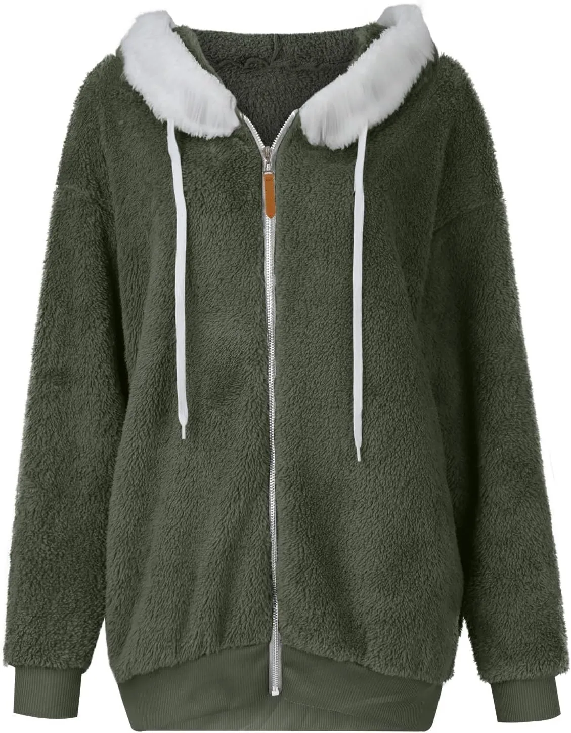 Fleece Jacket Women Sherpa-Lined Zip Up Long Sleeve Zip Up Hoodie Women Winter Jackets For Women Fall Jackets For Women 2024