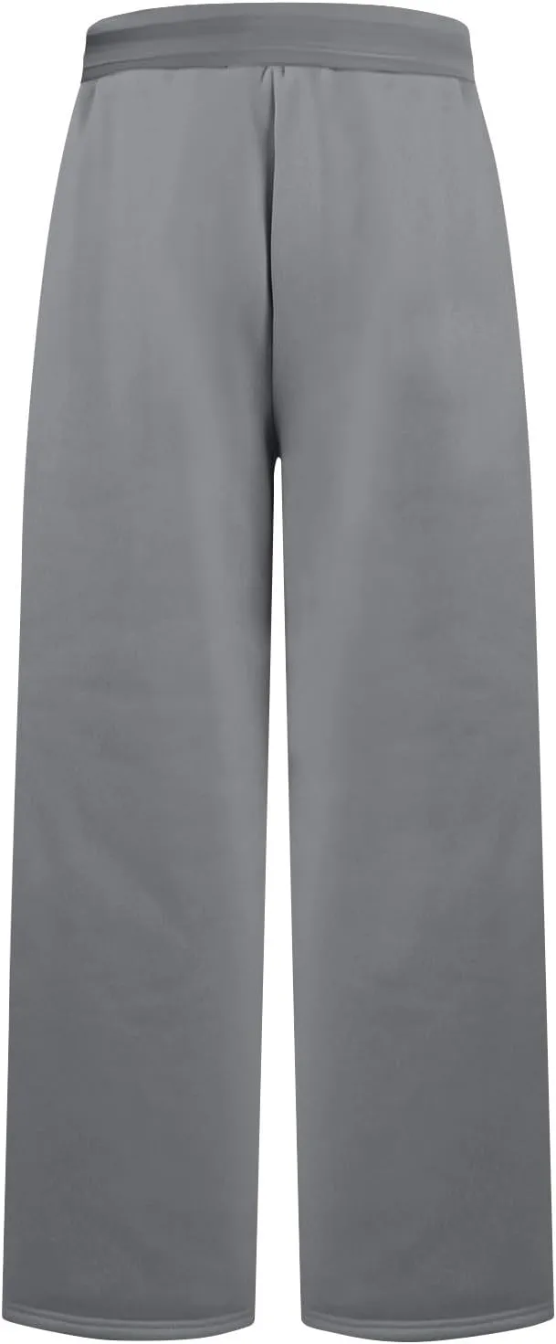 Fleece Sweatpants Women High Elastic Waist Wide Leg Sweatpants Warm Thick Sweatpants with Pockets Comfy Workout Pants