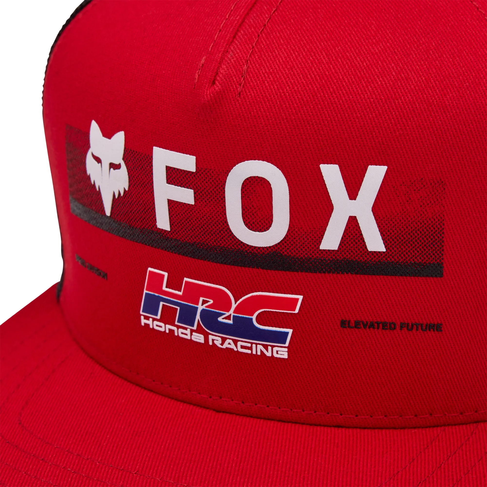 Fox Racing 32269-122-OS Youth Fox x Honda Snapback Hat Flame Red - One Size