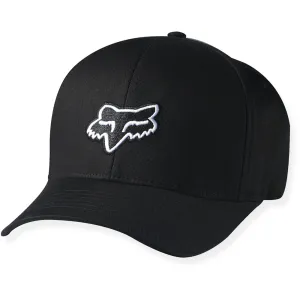 Fox Racing  Legacy FlexFit Baseball Hat Cap Stretch-to-Fit Curved Brim Black