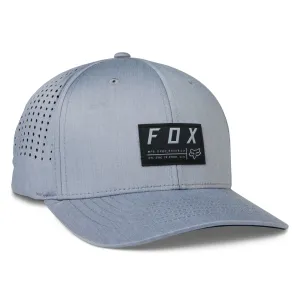 Fox Racing  Non Stop Tech Flexfit Baseball Hat Cap Light Curved Brim Steel Grey
