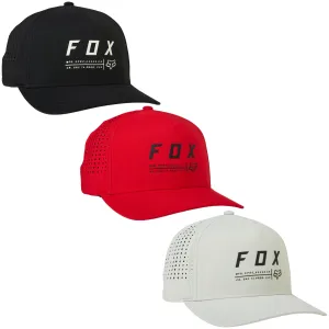 Fox Racing  Non Stop Tech Snapback Baseball Hat Cap Adjustable Flat Brim Casual - One Size