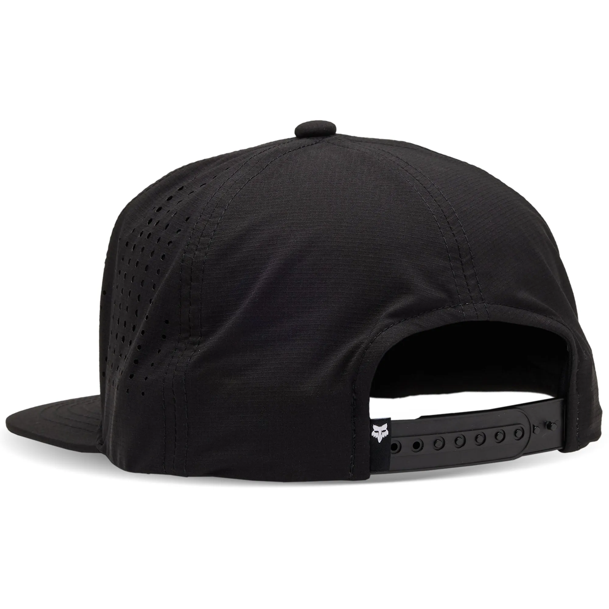Fox Racing  Wordmark Tech Snapback Baseball Hat Cap Flat Brim Adjustable Comfort