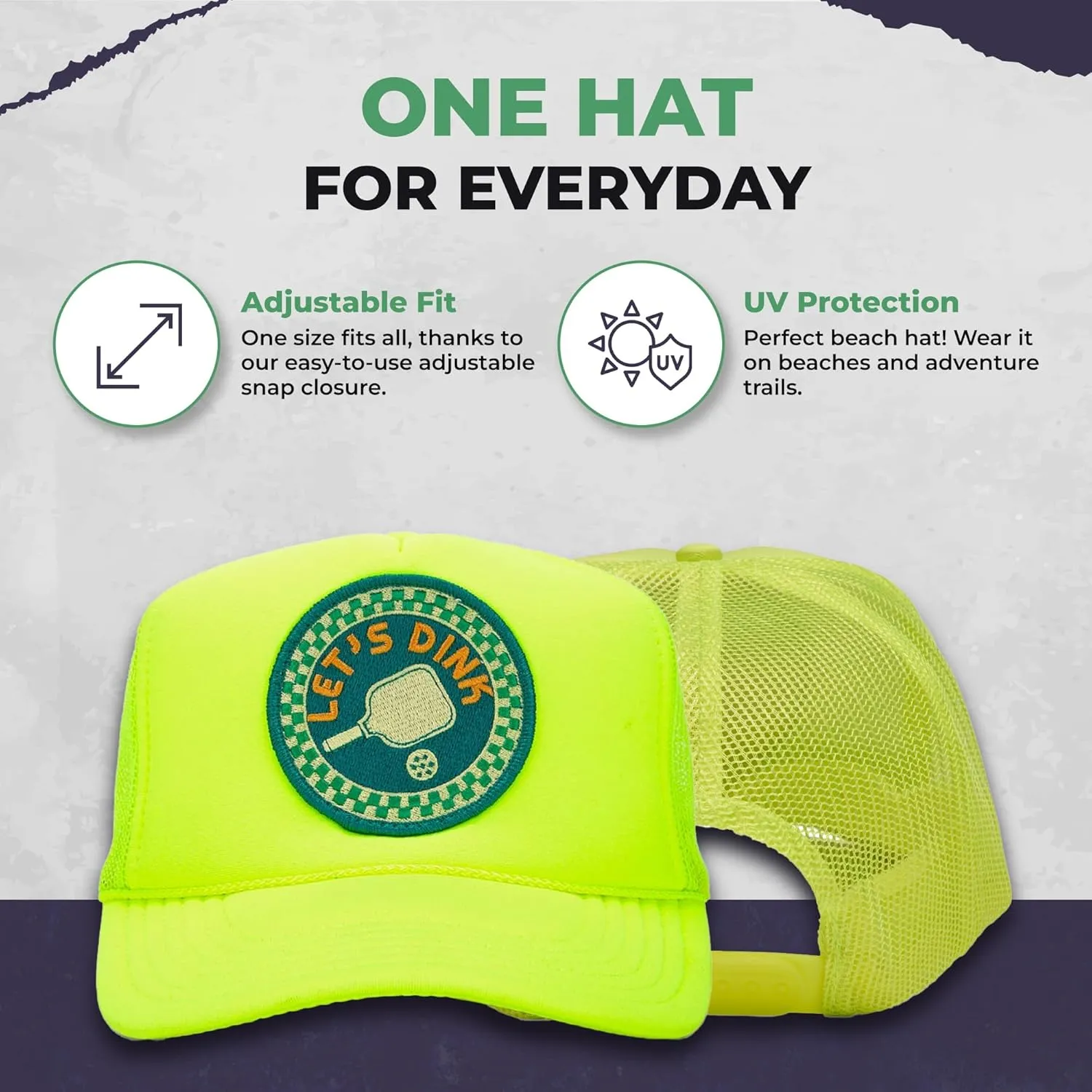 Friday Feelin' Trucker Hat Women Men Baseball Caps Baseball Hats Womens USA Trucker Hats Easy Caps Fit It Hats - One Size