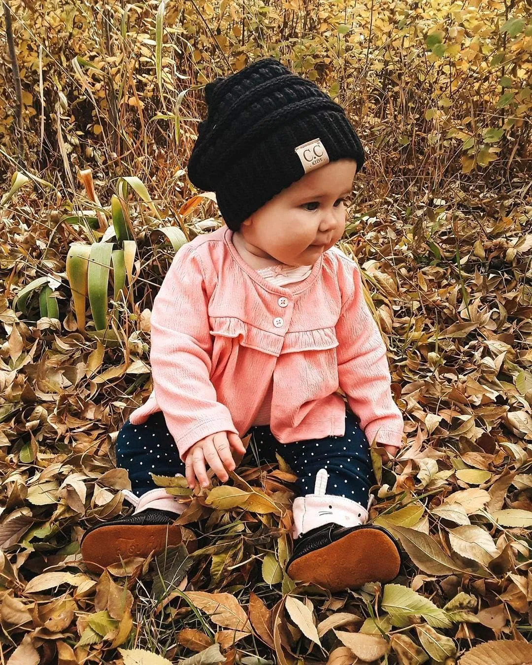 Funky Junque Exclusives Child Toddler Beanie Warm Winter Kids Knit Skull Cap Hat