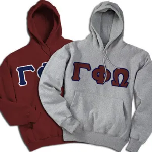 Gamma Phi Omega Hooded Sweatshirt, 2-Pack Bundle Deal - TWILL