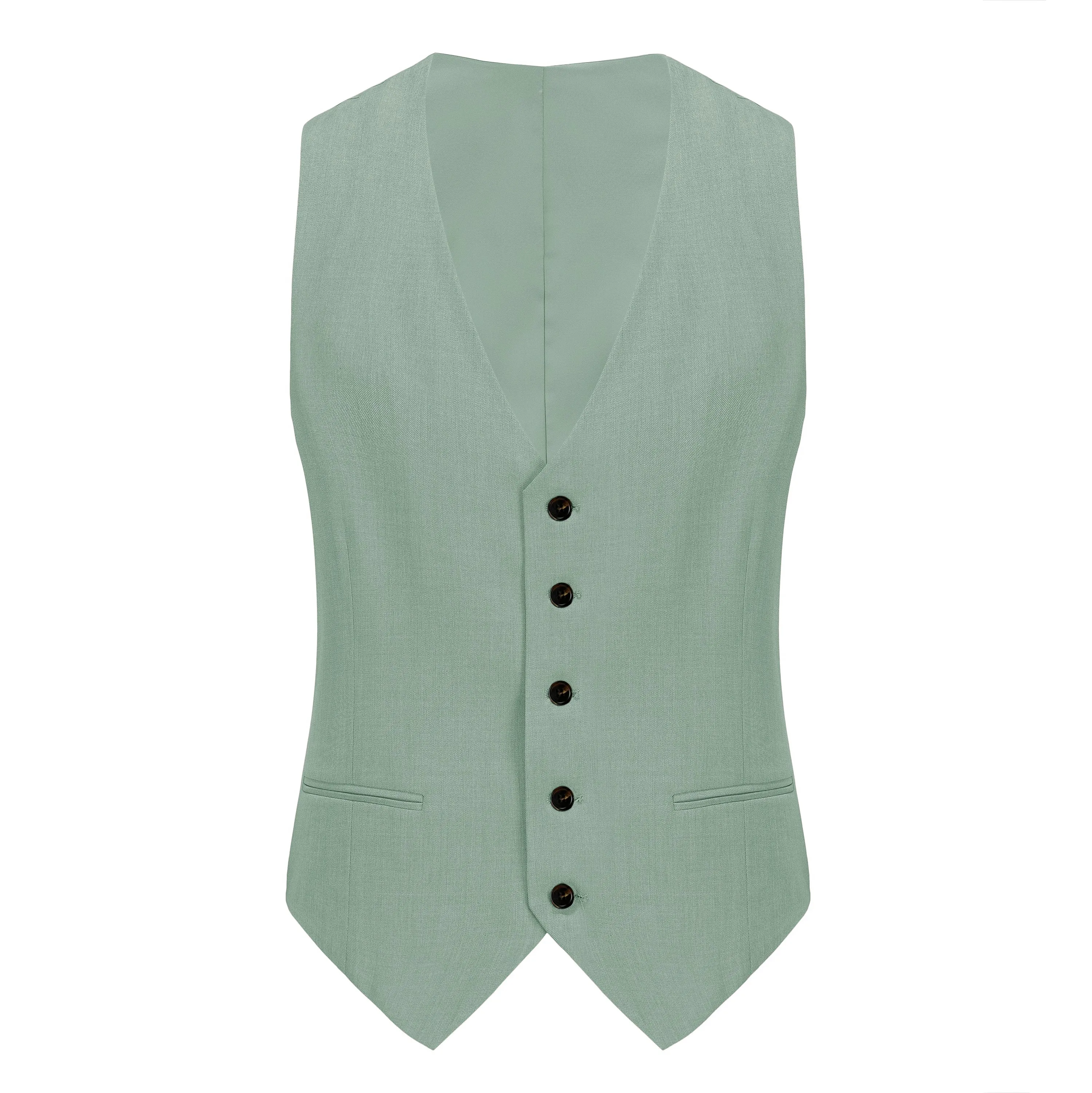 Gino Vitale Men's Skinny Fit 3-Piece Suit (SAGE)