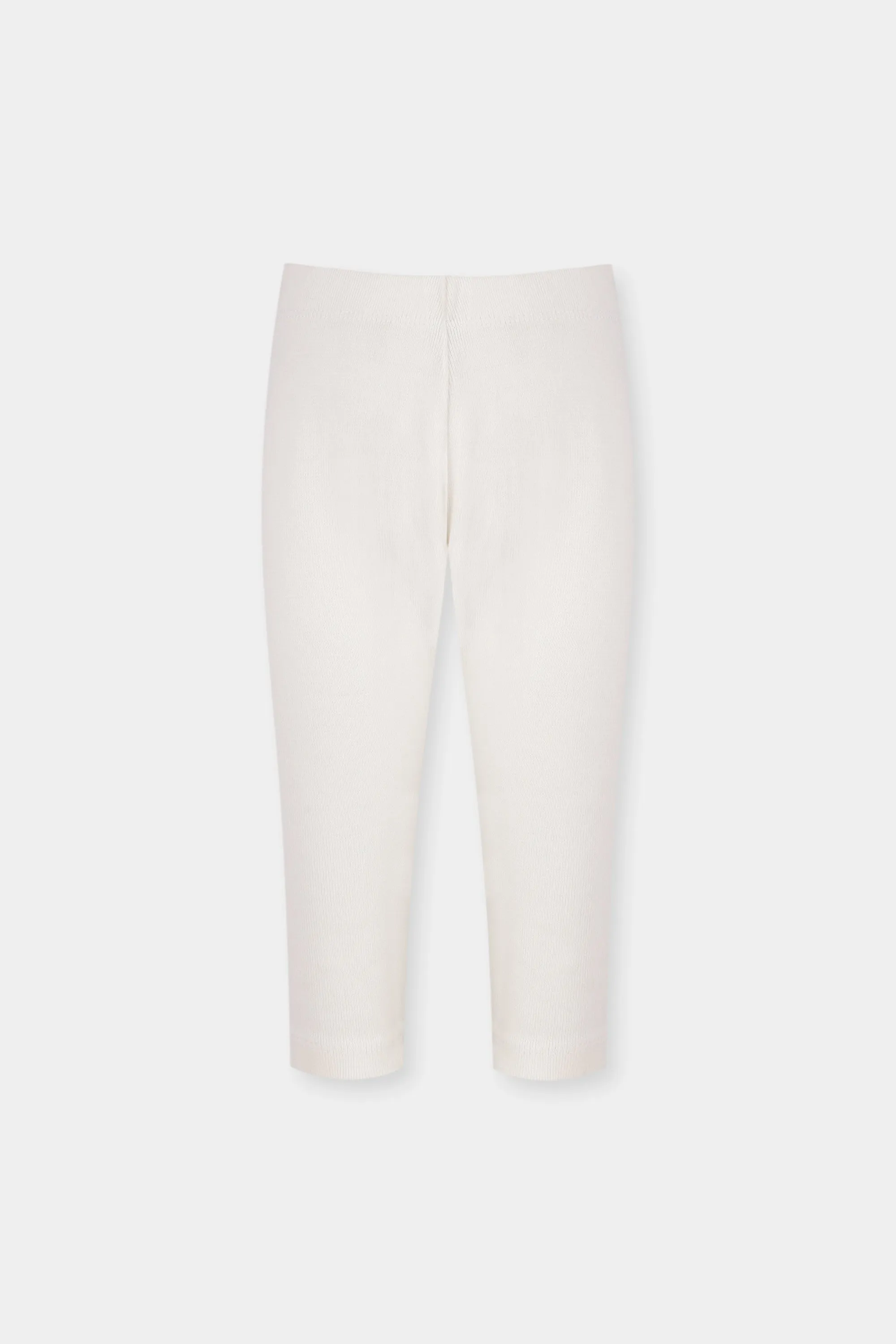 Girls Solid White Tights