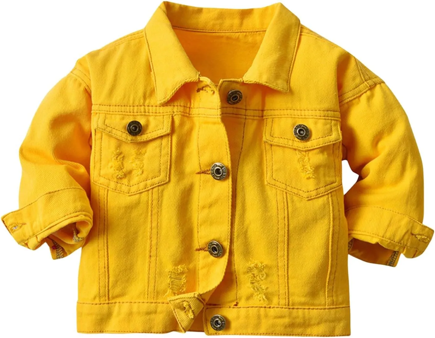 Girls Toddler Boys Shirts Baby Girls' Denim Jacket Classic Denim Jacket for Boys Girls Denim Coat