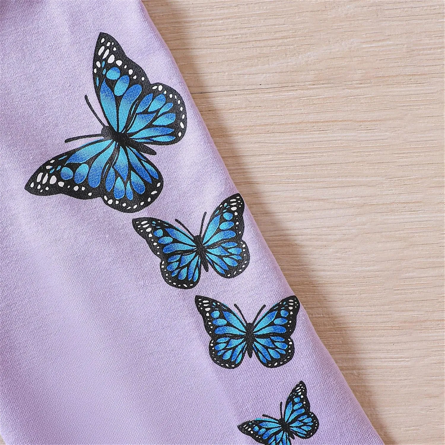 Girls Tracksuit Athletic Sweatsuits Butterfly Print Hoodies Cropped Sweatshirts and Jogger Sweatpants Clothing Sets