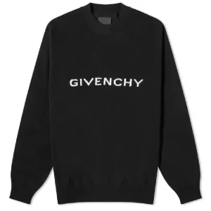 Givenchy Archetype Logo Jumper, black
