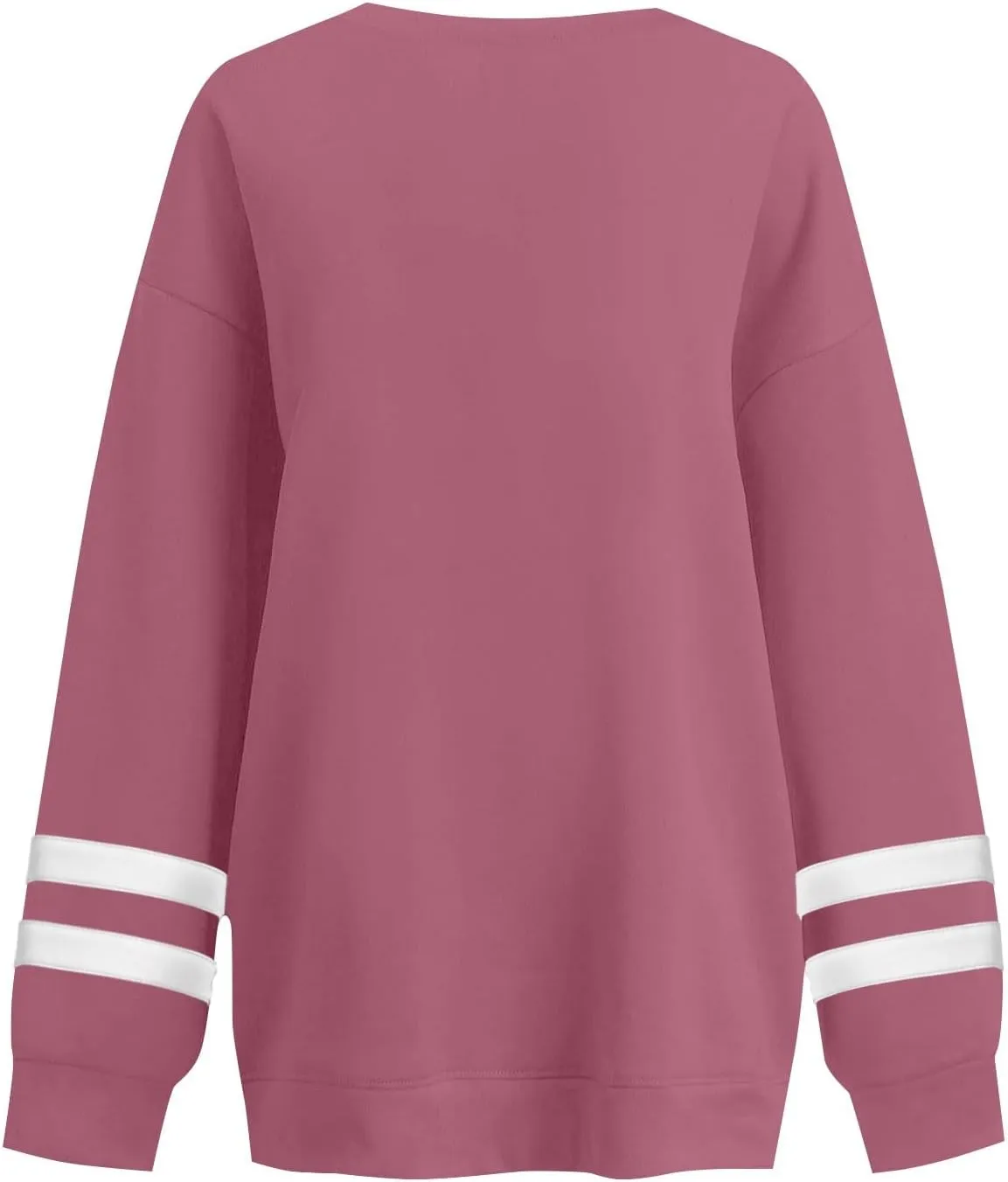 GOFULY Crewneck Sweatshirts Women Plus Size Oversized Fall Winter Pullover Long Sleeve Solid Sweatshirts Casual Shirts